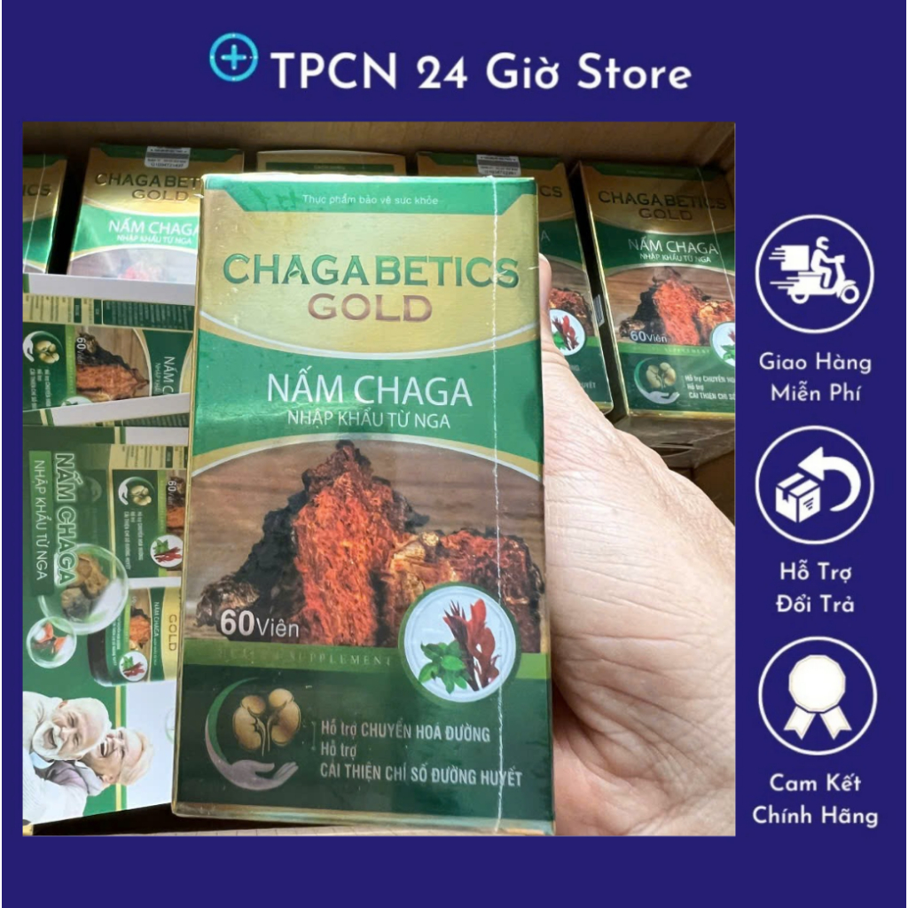 Chaga Betics Gold hỗ trợ điều trị các biến chứng đái tháo đường