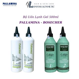 Thuốc Uốn Tóc PALLAMINA BOSECHER - Uốn Lạnh Dạng GEL Mẫu Mới Uốn Không Mùi Sóng Căng Bóng