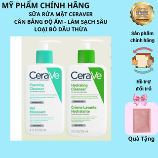  Sữa Rửa Mặt Cerave Dịu Nhẹ,Srm Cerave Lành Tính Sạch Sâu Dành Cho Da Thường Đến Da Dầu NTSHOP 