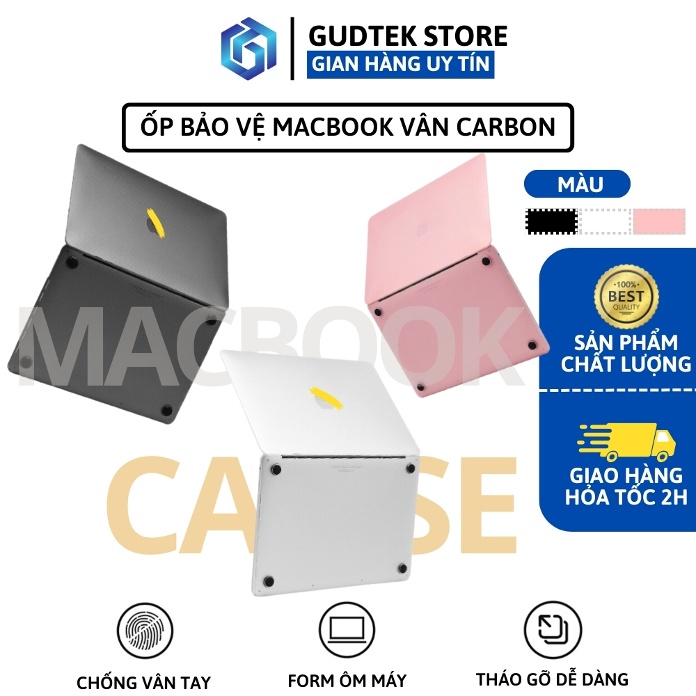 Ốp Macbook Vân Carbon, Case Macbook Carbonfiber Thời Thượng