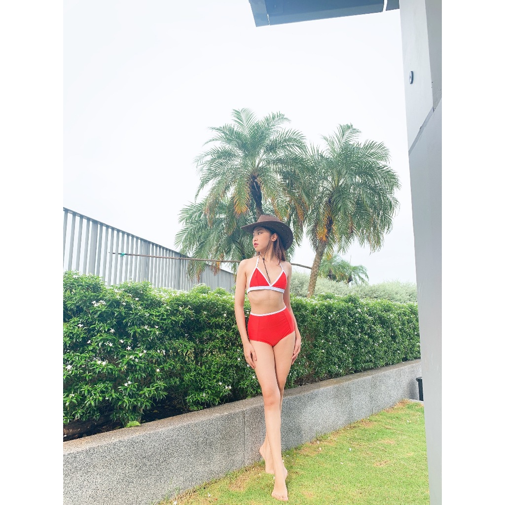Đồ bơi nữ hai mảnh viền trắng | DỨA BIKINI & SPORTWEAR