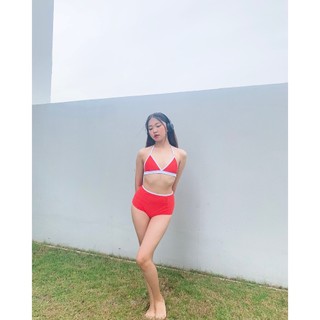 Đồ bơi nữ hai mảnh viền trắng | DỨA BIKINI & SPORTWEAR