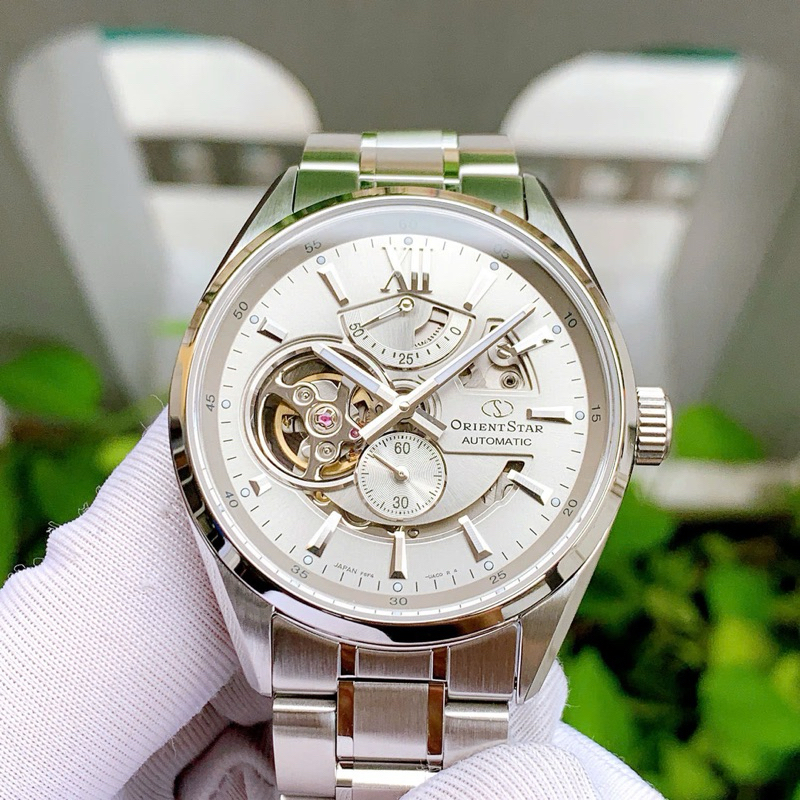 ĐỒNG HỒ NAM CHÍNH HÃNG Orient Star RK-AV0125S00B Automatic Joker Open Heart White Dial Sapphire