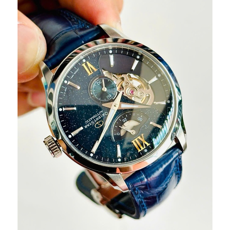 ĐỒNG HỒ NAM CHÍNH HÃNG Orient Star RE-AV0B05E00B Automatic Star Layer Limited Sapphire For Men Like 