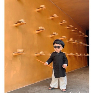 Bộ quần áo ông đồ, bộ thầy bói OD cho bé trai mặc tết