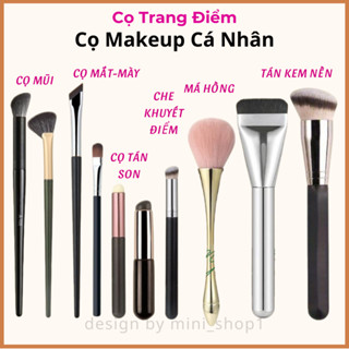 Cọ Trang Điểm Cọ Kẻ Mắt Eyeliner Đánh Khối Mũi Cọ Che Khuyết Điểm Tán Kem Nền #
