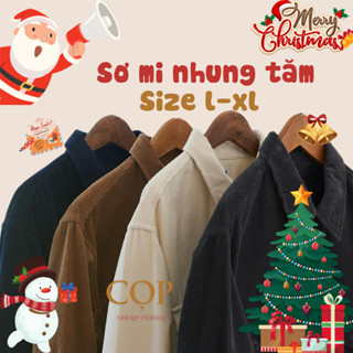 [ L-XL ]Áo sơ mi nhung tăm HỌA TIẾT 2hand unisex nam nữ vintage, cổ điển {FREE SHIP TOÀN GIẢI NGÂN HÀ :3 }
