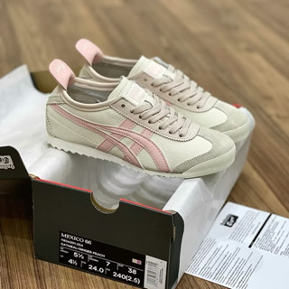  Giày  Onitsuka Tiger Mexico 66 White Pink Giày Tiger trắng hồng Giày tiger hồng cao cấp nữ 