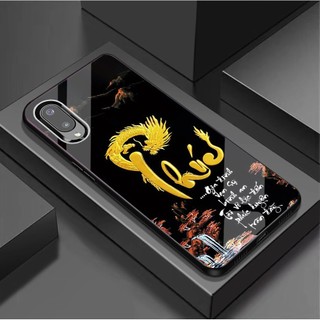 Ốp Lưng SAMSUNG GALAXY A02, M02 Mặt kính cao cấp, sáng đẹp, Chữ thư pháp