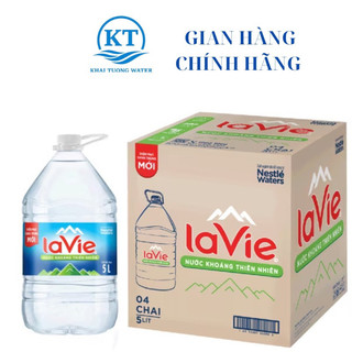  Thùng nước Lavie 5L nước khoáng thiên nhiên - Thùng 4 bình 