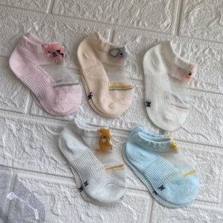 SET 5 VỚ LƯỚI ROBIBABI BÉ TRAI GÁI 0-24 THÁNG