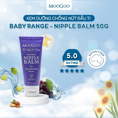 Kem bôi nứt đầu ti, dưỡng Đầu Ti chống nứt cổ gà Cho Mẹ thiên nhiên - MooGoo Úc