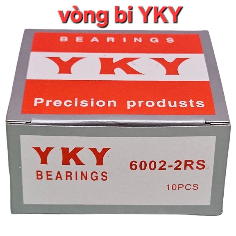 Hộp 10 vòng bi 6002 2RS YKY  ( cốt 15x32x9mm)