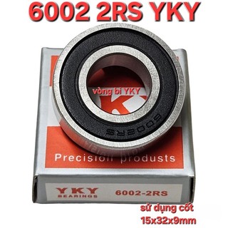 Hộp 10 vòng bi 6002 2RS YKY  ( cốt 15x32x9mm)
