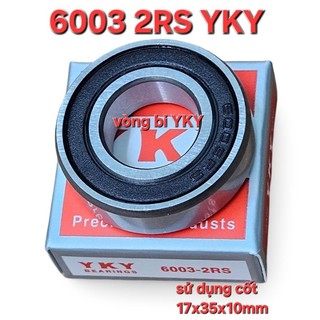 Hộp 10 vòng bi 6003 2RS YKY (cốt 17x35x10mm)