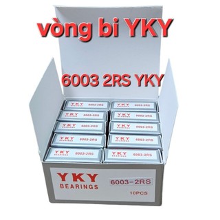 Hộp 10 vòng bi 6003 2RS YKY (cốt 17x35x10mm)