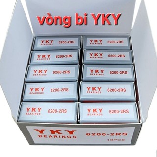 vòng bi  6200 2RS YKY (cốt 10x30x9mm)