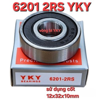 Hộp 10 cái vòng bi 6201 2RS YKY ( cốt 12x32x10mm)