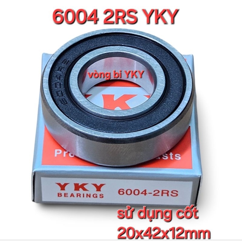 [Combo] 10 vòng bi 6004 2RS YKY ( cốt 20x42x12mm)