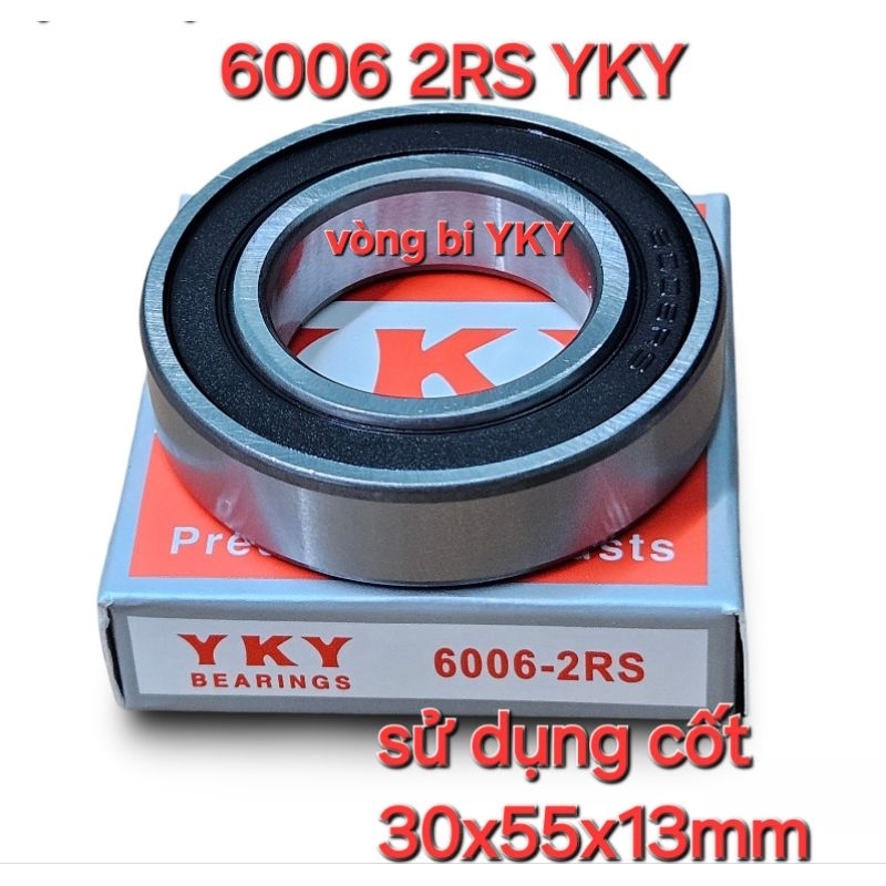 vòng bi 6006 2RS YKY (30x55x13mm)