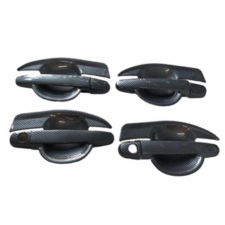 Ốp tay nắm, hỏm cửa vios 2014-2018 chất liêu nhựa abs mạ crom,đen nhám và vân carbon