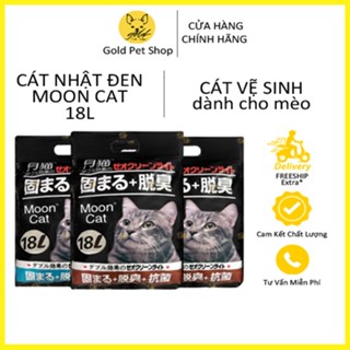 [18L] Cát vệ sinh cho mèo nhật đen Nhật Bản Moon Cat 18L - Gold Pets Shop