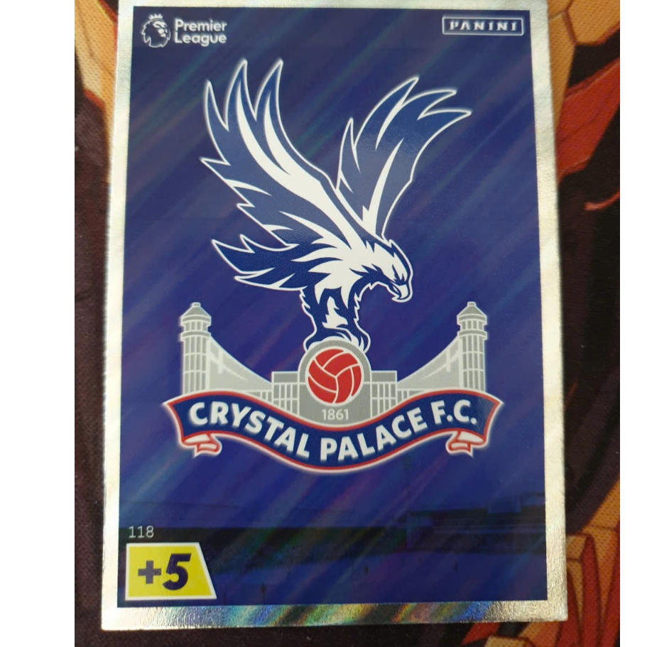 Thẻ Logo Crystal Palace Crest #118 Panini Adrenalyn XL 2022/23