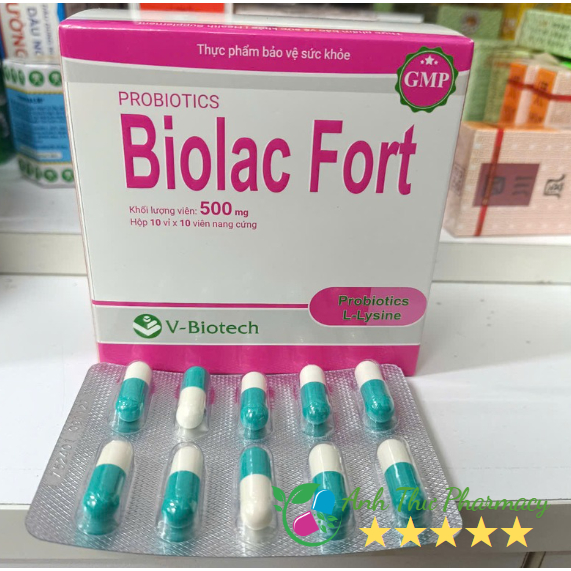 Viên Bổ Sung Men Vi Sinh Biolac Fort