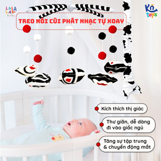 Đồ Chơi Treo Nôi Cũi Bằng Vải Tự Động Quay kèm Phát Nhạc 36 Bài Hát Cho Bé Sơ Sinh Baby Crib Mobile - Lalala baby