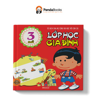 Sách pandabooks lớp học gia đình - 3 tuổi