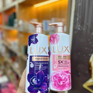  Sữa tắm LUX THÁI LAN - Sữa tắm Lux chai vòi 450ml hàng CHUẨN nội địa Thái 