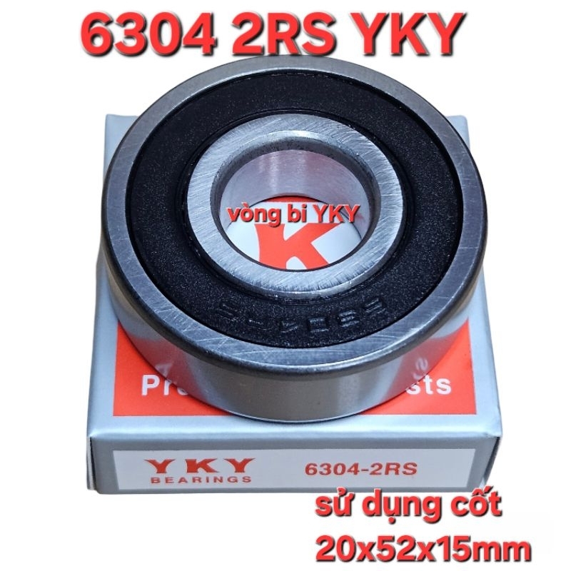 vòng bi 6304 2RS YKY ( cốt 20x52x15mm)