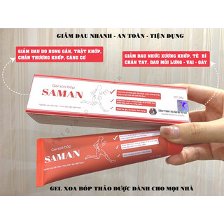Gel xoa bóp SAMAN giảm đau xương khớp
