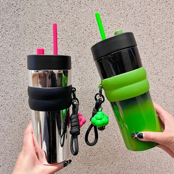 Ly giữ nhiệt Candy V2 Pinkcups cao cấp, Bình nước giữ nhiệt inox 316 có ống hút dung tích 710ML PC64 | BigBuy360 - bigbuy360.vn