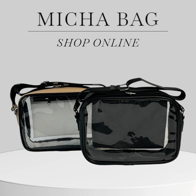 túi đẹp chéo trong suốt chống nước TT105