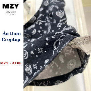 Áo croptop 2 dây to bản MZY - AT06, chất liệu thun cotton co giãn 4 chiều, phối nhiều kiểu, tôn dáng