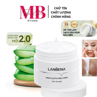 Mặt Nạ Lột Mụn LANBENA 30g Loại Bỏ Mụn Đầu Đen Hiệu Quả, Cải Thiện Vấn Đề Mụn, Se Khít Lỗ Chân Lông