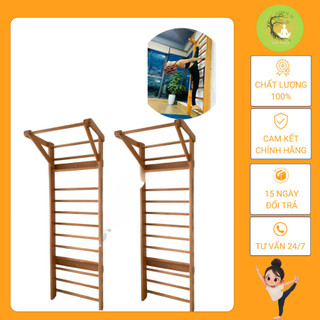 Thang Gióng Yoga, Xà Dơn, Stall Bars Bằng Gỗ Sồi Hàng Cao Cấp Giúp Cải Thiện Sức Khỏe, Vóc Dáng
