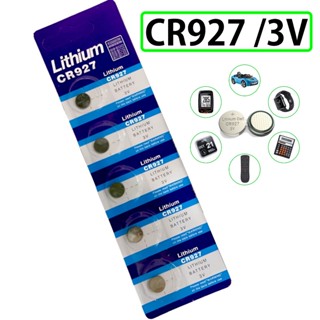VỈ pin CR927 - 3v FOURRON cho đồng hồ đeo tay và thiết bị điẹn tử kt 9,5 X 2,7 mm