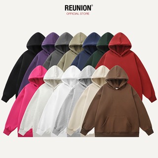 REUNION Áo Hoodie Trơn Áo Hoodie Local Brand Áo Hoodie Nữ Áo Hoodie Nam Áo Khoác Hoodie Trơn Nhiều Màu