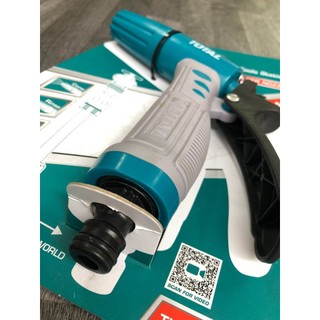 Vòi xịt rửa xe, vòi xịt tưới cây TOTAL THWS010301 chỉnh 8 tia nước, thân nhựa tay cầm thoải mái