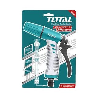 Vòi xịt rửa xe, vòi xịt tưới cây TOTAL THWS010301 chỉnh 8 tia nước, thân nhựa tay cầm thoải mái