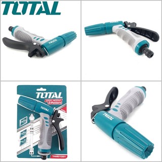 Vòi xịt rửa xe, vòi xịt tưới cây TOTAL THWS010301 chỉnh 8 tia nước, thân nhựa tay cầm thoải mái