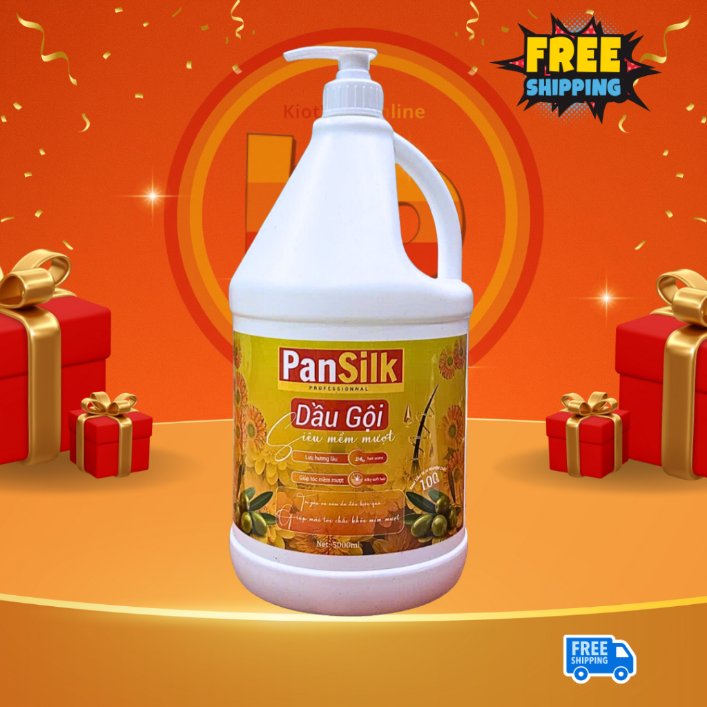 Dầu Gội Xả Can Oasis Pansilk Hương Thơm Nước Hoa 5000ML MPXM