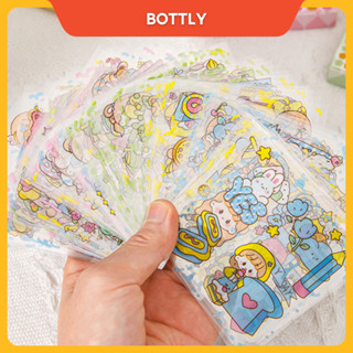 Hộp sticker siêu cute, hình ngẫu nhiên, dùng để trang trí ly bình nước giữ nhiệt, hộp cơm giữ nhiệt