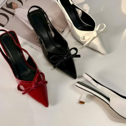 Giày Sandal Nữ Cao 5cm Ngọc Trinh Store Nơ Nhỏ Xinh Xắn KB 060 - Màu Đen/Trắng/Đỏ Đô, Size 35-39 - Shoes | BigBuy360 - bigbuy360.vn