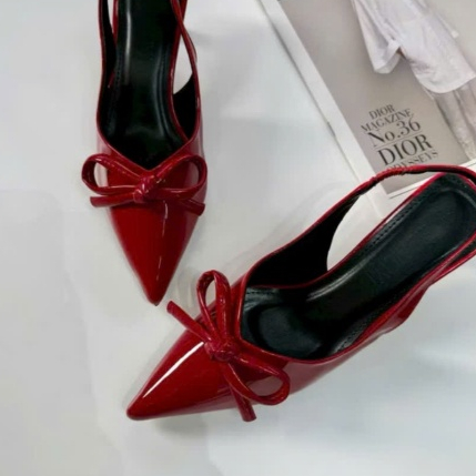 Giày Sandal Nữ Cao 5cm Ngọc Trinh Store Nơ Nhỏ Xinh Xắn KB 060 - Màu Đen/Trắng/Đỏ Đô, Size 35-39 - Shoes | BigBuy360 - bigbuy360.vn