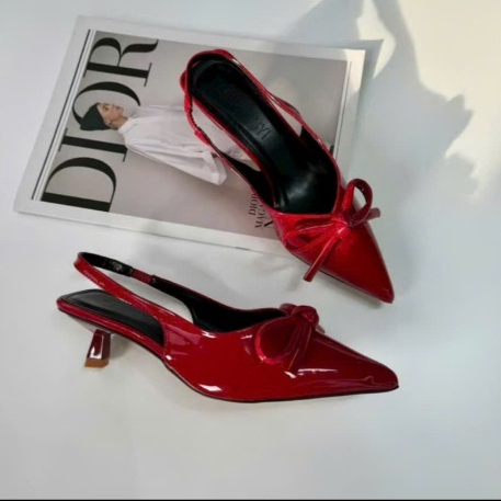 Giày Sandal Nữ Cao 5cm Ngọc Trinh Store Nơ Nhỏ Xinh Xắn KB 060 - Màu Đen/Trắng/Đỏ Đô, Size 35-39 - Shoes | BigBuy360 - bigbuy360.vn