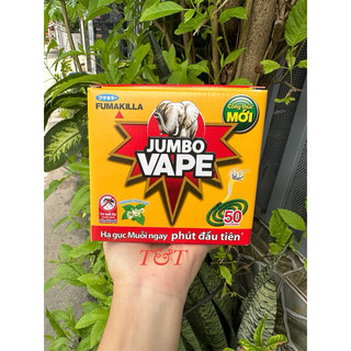  Nhang Trừ Muỗi Jumbo Hương Hoa Lài hộp 50 khoanh 