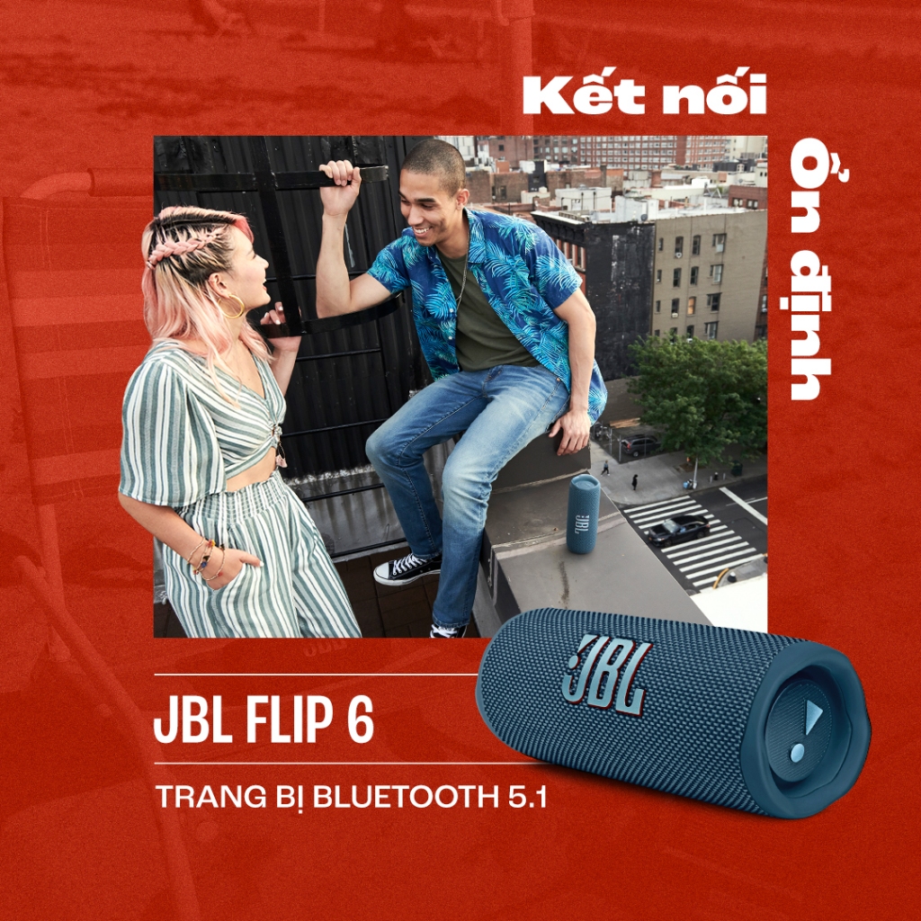 Loa Di Động Kháng Nước JBL Flip 6 - Hàng Chính Hãng | BigBuy360 - bigbuy360.vn